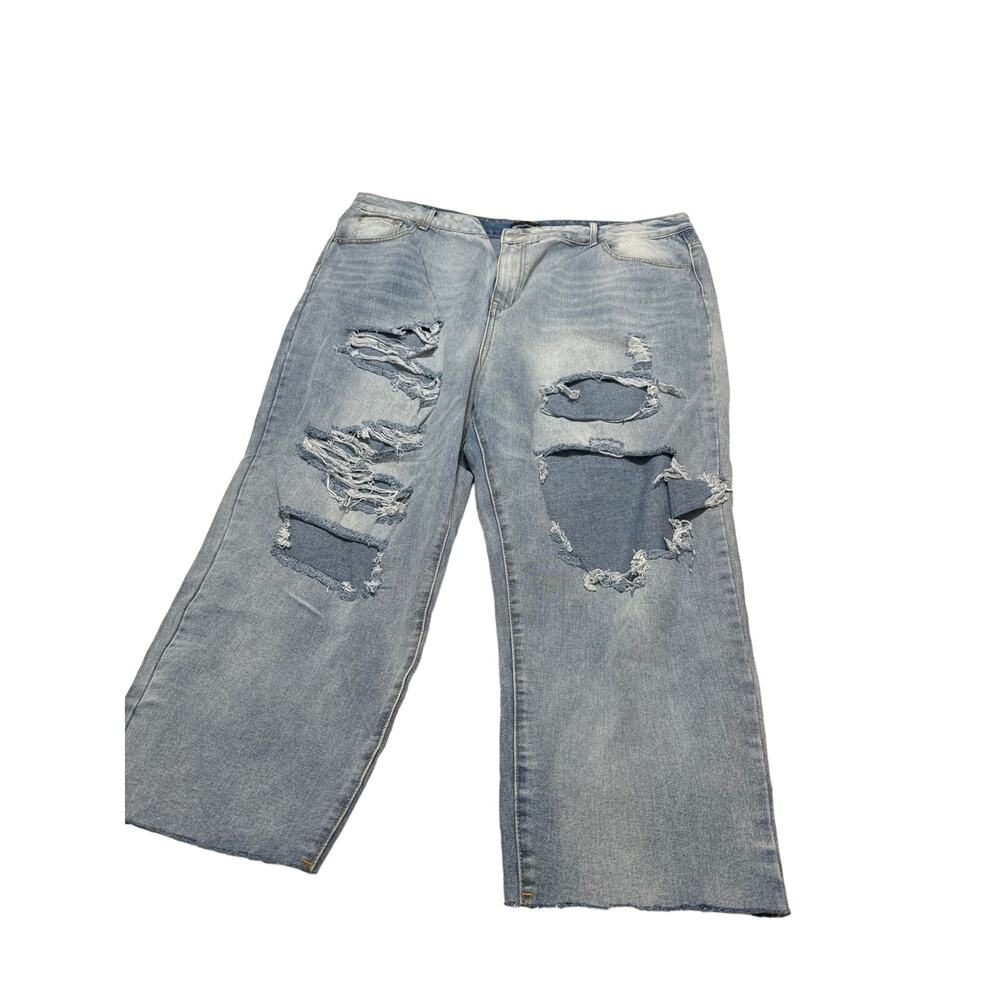 Pretty Little Thing Ripped Jeans Size US 20 UK 24